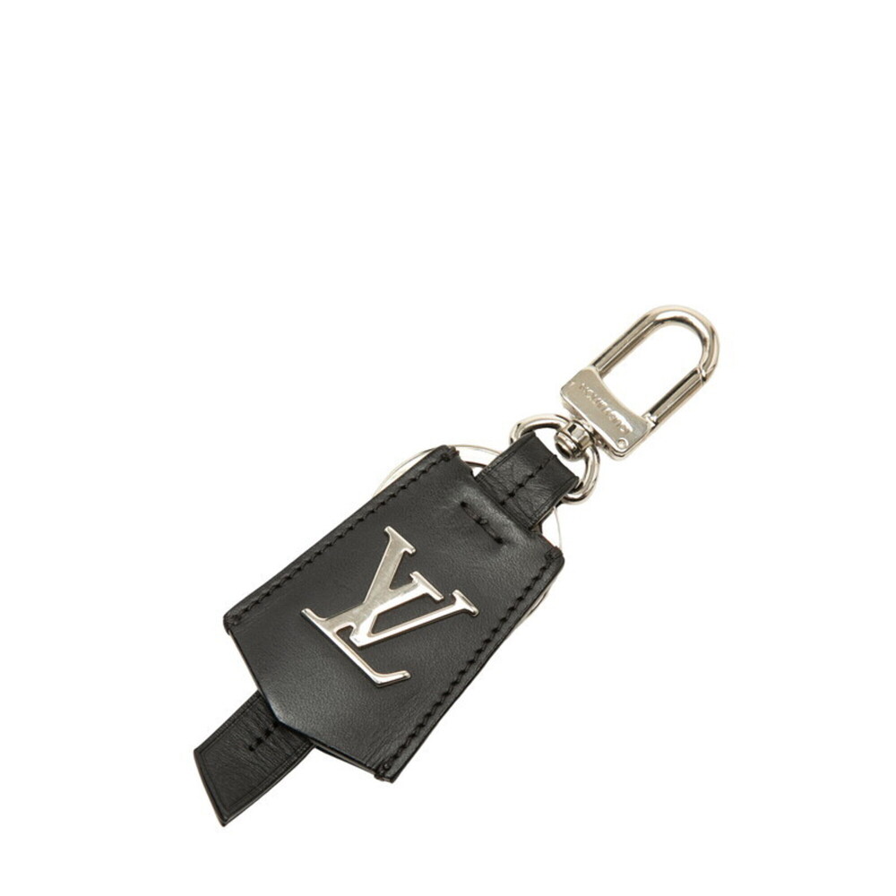 Louis Vuitton LV Cloche Clé Keychain Accessory Bag Charm M68020 Black Silver ...